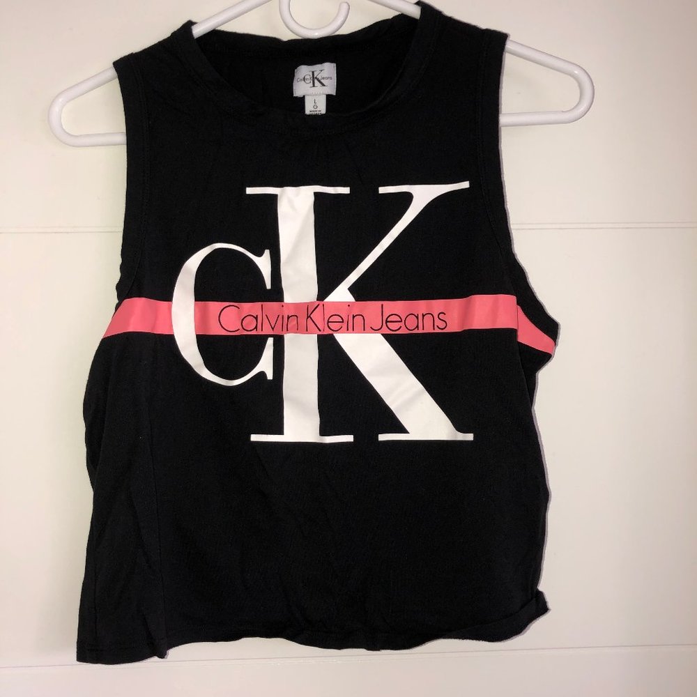 Calvin Klein Cropped Tank Top
